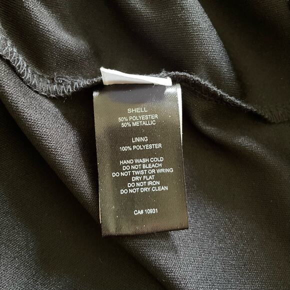 Jessica Howard Gold Silver Bronze Metallic Tier Dress Size 12 - Picture 6 of 9
